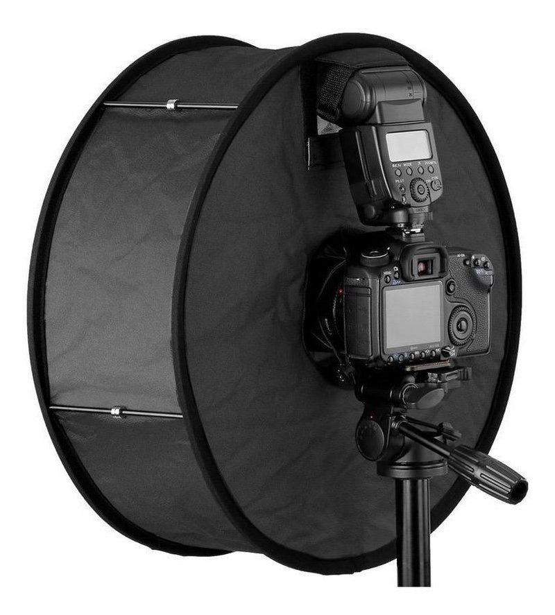 Softbox Circular Ring p/ Flash Speedlite Greika 45cm