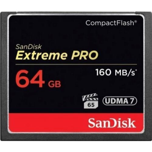 Cartão de Memória Sandisk Compact Flash Extreme Pro 160mb/s 64GB