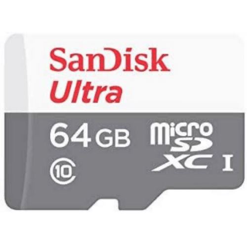 Cartão de Memória Sandisk Micro SD Ultra 80mb/s 64GB