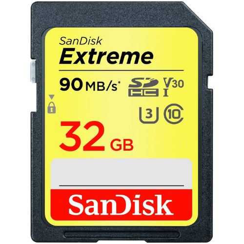 Cartão de Memória Sandisk SD Extreme 90mb/s 32GB