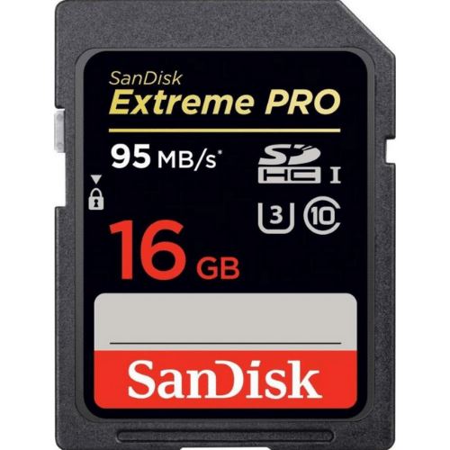 Cartão de Memória Sandisk SD Extreme Pro 95mb/s 16GB