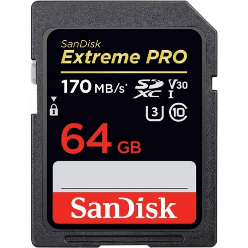 Cartão de Memória Sandisk SD Extreme Pro 170mb/s 64GB