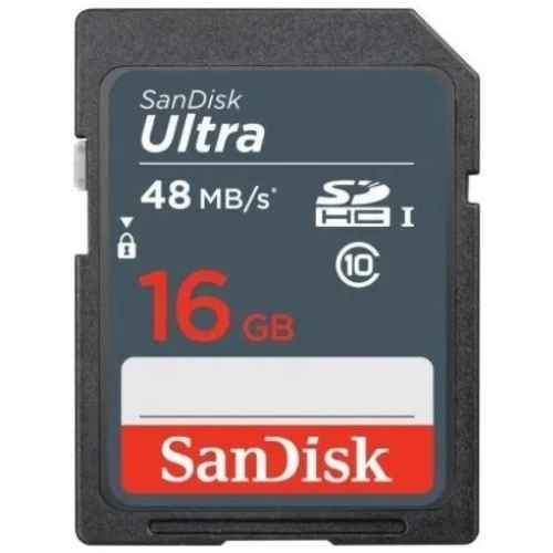 Cartão de Memória Sandisk SD Ultra 48mb/s 16GB