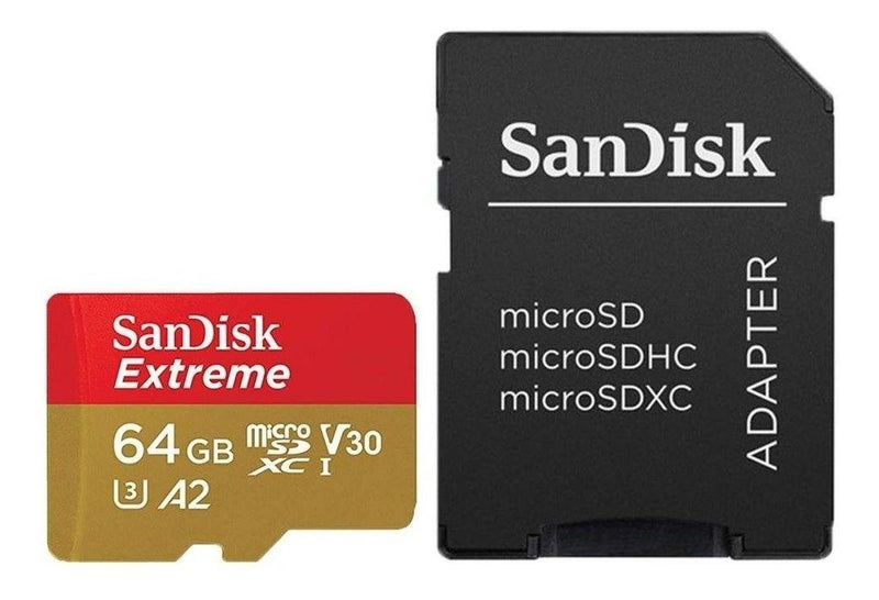 Cartão de Memória Sandisk Micro SD Extreme 160mb/s 64GB