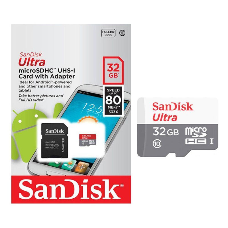 Cartão de Memória Sandisk Micro SD Ultra 80mb/s 32GB