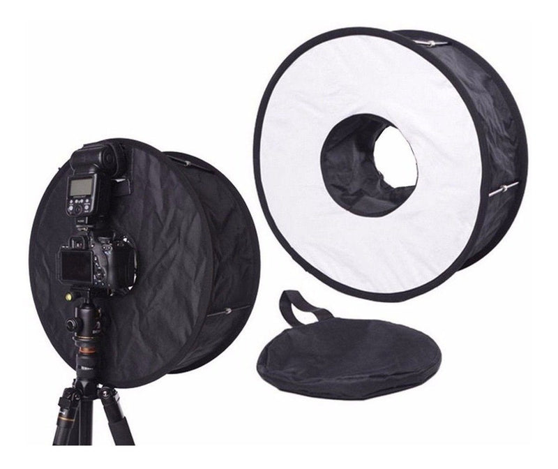 Softbox Circular Ring p/ Flash Speedlite Greika 45cm